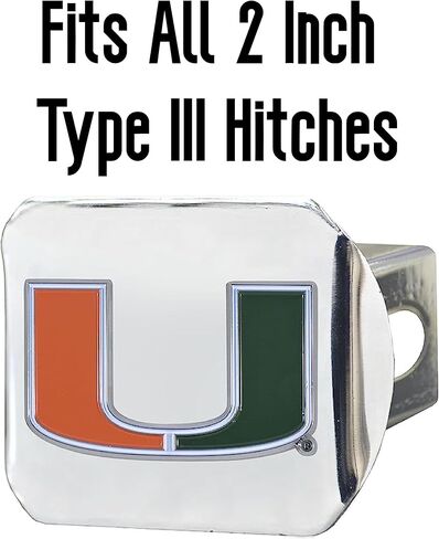 غطاء ربط FANMATS 22701 Miami Hurricanes - شعار ملون ثلاثي الأبعاد in Saudi Arabia