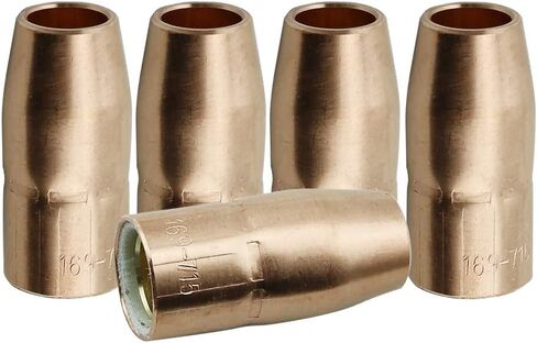 WeldingCity 5-pk Gas Nozzle 169-715 169715 1/2" for Miller Millermatic M-100 (M-10) M-150 (M-150) and Hobart H-9/H-10 MIG Welding Guns in Saudi Arabia