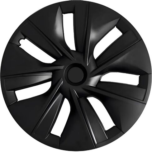 Limsas Tesla Model Y Wheel Cover Hubcap 19 Inch,Tesla Model Y Accessories, Matte Black Wheel Cover HubCaps Compatible with Tesla Model Y 2021-2023,Hubcaps with Four Logos,Set of 4 in Saudi Arabia