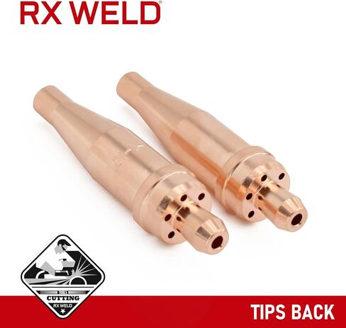أطراف شعلة قطع الأسيتيلين 1-1-101 من RX WELD، شعلة شديدة التحمل على شكل حرف V - عبوة من قطعتين in Kuwait