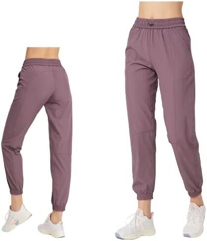 Simply B Fabric Drawstring Running Sport Joggers Women Quick Dry Athletic Gym Fitness Sweatpants with Two Side Pockets in Saudi Arabia