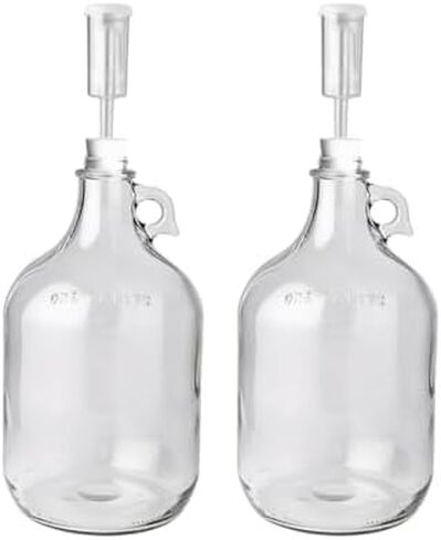 سدادة FastRack/جهاز تخمير زجاجي سعة 1 جالون/إبريق، شفاف in Kuwait