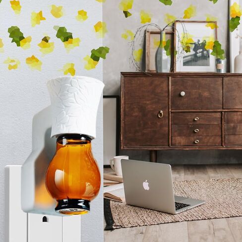 قابس فارغ في معطر الهواء DIY، موزع زيت قابل للتوصيل مجانًا لجعل رائحة منزلك غير مستقطبة، قابس عطر فارغ 1 حزمة (1 سخان + 1 زجاج فارغ + 1 فتيل) in Saudi Arabia