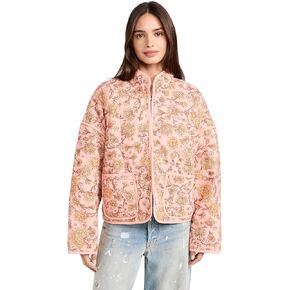 سترة Chloe للسيدات من FP Movement، مجموعة Peach Combo، وردي، أبيض فاتح، S in Kuwait