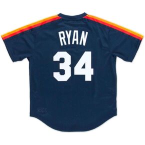 Mitchell & Ness Nolan Ryan Houston Astros Men's Authentic 1988 Pullover Jersey (as1, Alpha, x_l, Regular, Regular, X-Large) Navy