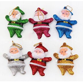 Christmas Ornaments Gift, Cute Mini Santa Claus Style Christmas Tree Party Hanging Decorations for Christmas Home Decoration and Various Occasions (Colorful)