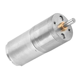 DC 12V Gear Box Reversible High Torque Reduction Electric Motor 25GA-370 Micro Gear Box Motor Speed Reduction Geared Motor for Electronic Lock Outer Diameter 25mm 500RPM