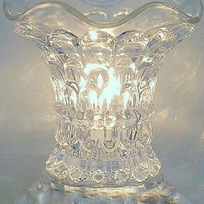 Clear Electric Fragrance Scented Warmer (Burner/Warmer/Lamp with Dimmer Switch