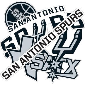 Desert Cactus San Antonio Spurs NBA Officially Licensed Sticker Vinyl Decal Laptop Water Bottle Car Scrapbook (Type 2)