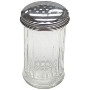 Adcraft PSJ-12PT Sugar Shaker/Pourer with Plastic Base and Perforated Top