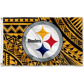WinCraft Pittsburgh Steelers Samoan Pattern 3x5 Grommet Flag