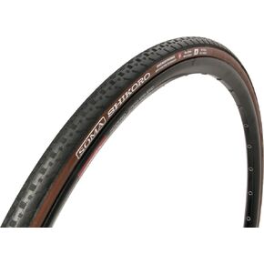 Soma Fabrications Shikoro Road Bike Tire for 700c Wheel Size with Kevlar Folding Bead, Bicycle Tire w/Brown Sidewall & Black Tread