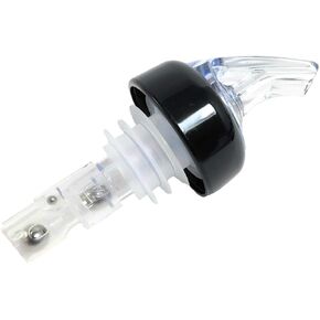 Measured Liquor Pourers - Large Cork For Oversized Bottles - Made 100% In The USA. Bar Spouts That Don't Leak - No Cracks, Just A Perfect Cocktail Pour Everytime. (Clear, 1.5oz (45ml) - 3 Pack)