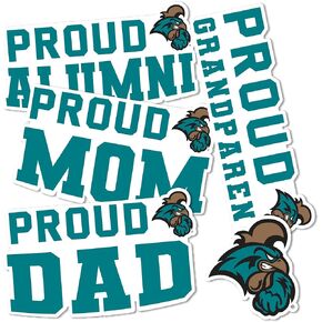 Desert Cactus Coastal Carolina University Chanticleers CINO Sticker Vinyl Decal Laptop Water Bottle Car Scrapbook (Family Full Sheet)