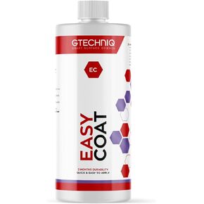 Gtechniq - Easy Coat Kit - Up to 3 Months of Durability; Quick & Easy to Apply; Coating Safe; Apply to Auto Paint or Glass Surfaces; Protect from UV Rays, Chemicals, Weather, Dirt (500 milliliters)