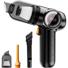 Twotrees Handheld Vacuum Wireless Portable 9000Pa Strong Suction- Cordless Lightweight Low-Noise, Fast Charging Multifuctional Vacuum Cleaning of sofas, window crevices and keypads can be done easily