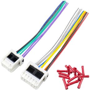 20Pin Wiring Harness for Nissan Radio Wire Antenna Adapter Kit, Compatible with Altima Versa Sentra Frontier Xterra Titan Leaf Juke Pathfinder Rogue Subaru Car Stereo Connector