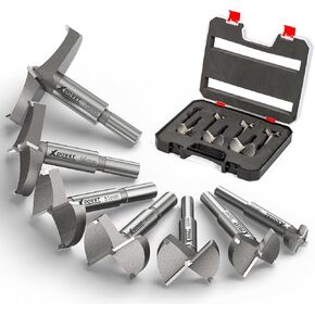 XDOVET Forstner Bit Set Carbide Forstner Bits 19/35/41/45/51/60/70mm Woodworking Cutting Tool for Plywood Plastic Wood in Kuwait