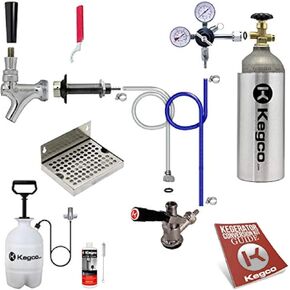 Kegco 3PUCK-5T Kegerator Kit, 1-Tap, Chrome