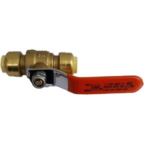 10 Pieces XFITTING 1/2" Push Fit Ball Valve