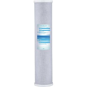 Geekpure 20-Inch Universal Compatible Carbon Block Water Filter Cartridge for Whole House Water Filter- 4.5 Inch x 20 Inch