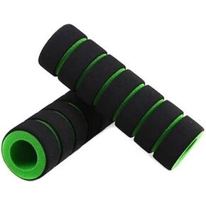 2Pcs Black Popular Bicycle Handlebar Grip Bicycle Motorcycle Foam Sponge Handle Grip Cover Parts and Components, for Beach Cruiser Razor Scooter Foldable Mountain Bicycle Tricycle BMX MTB