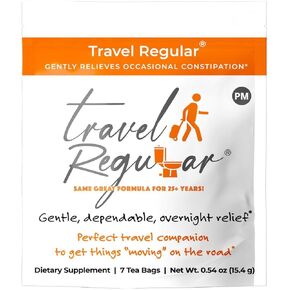 Travel Regular® - Poop Like Clock Work! Gentle, Dependable, Overnight Relief for Occasional Travel Constipation*.
