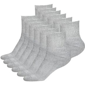 Health Support Men & Women Diabetic Ankle Circulatory Cotton Socks, Non-binding & Loose Fit