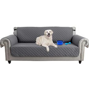 Reversible Couch Cover - Sofa Covers Washable - Dog Couch Cover - Water Resistant Couch Cover for Pets - Sofa Slipcovers Non Slip Sofa Cover in Saudi Arabia