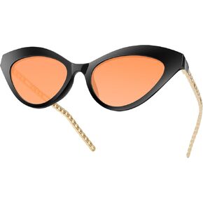 MIZZEO Trendy Cat Eye Sunglasses for Women Men, Retro Vintage 90s Classic Trend Ladies Sunglasses for Small Face
