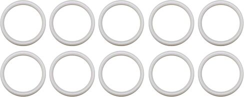 Sterling Seal ORTFE008x10 Number-008 حلقة دائرية من التيفلون القياسية، مقاومة ممتازة للطقس، بولي تيترافلورو إيثيلين، معرف 3/16 بوصة، 5/16 بوصة OD (عبوة من 10) in Saudi Arabia
