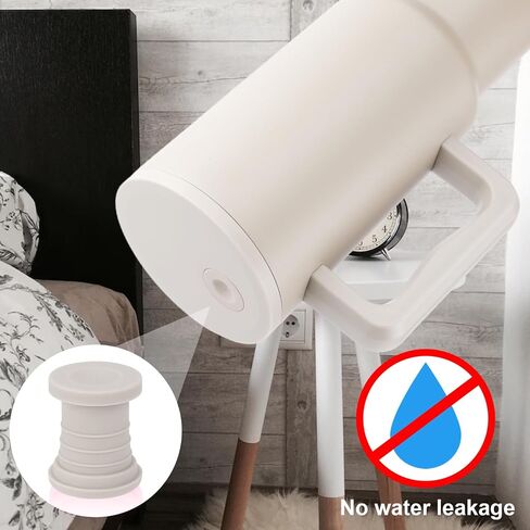 2pcs Replacement Stopper Compatible with Simple Modern Kids 40 oz 30 oz Tumblers with Handle, Silicone Water Bottle Top Accessories Cup Lid Seal Gaskets Travel Mug Replacement Parts (Gray) in Saudi Arabia