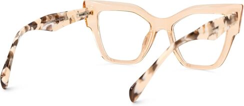 Zeelool Unique Cat Eye Glasses Frame for Women with Non-prescription Clear Lens Yasmin ZJGA272122 in Saudi Arabia