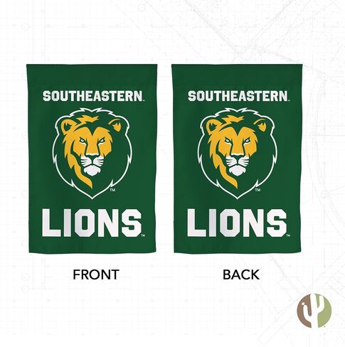 Desert Cactus Southeastern Louisiana University Garden Flag SLU Lions Banner 100% Polyester (Design A) in Saudi Arabia