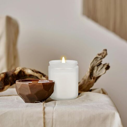 Fresh Orange Scented Candles for Home, Candles Gift for Women Men, Aromatherapy Candles for Home Scented, Soy Candles, White Jar in Saudi Arabia