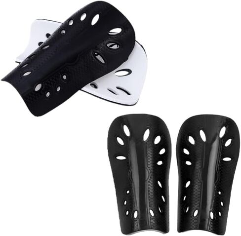 Kids Toddler Soccer Shin Guards 2 Pairs Soccer Shin Pads Lightweight & Breathable Protective Equipment for 3-5 Years Old Boys Girls Children Teenagers Football Games Reduce Injuries & Shocks in Kuwait
