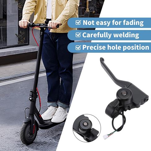 Scooter Brake Handle Brake Lever Handle with Bells Replacement for Xiaomi M365 1s Pro Pro2 Electric Scooter in Saudi Arabia