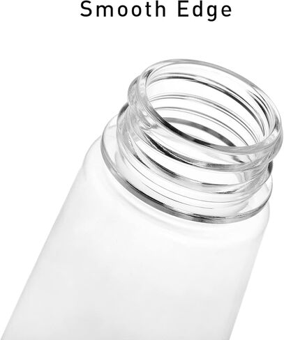 Elsjoy 24 عبوة من الزجاجات البلاستيكية سعة 10 أونصة مع أغطية، زجاجات قارورة بلاستيكية صغيرة قابلة لإعادة الاستخدام، زجاجات مسطحة مستديرة، زجاجات عصير صغيرة، حاوية مشروبات للاستعمال مرة واحدة للعصير والكحول ومقاومة للتسرب in Kuwait