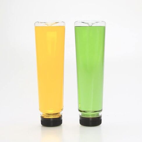 Elsjoy 24 عبوة من الزجاجات البلاستيكية سعة 10 أونصة مع أغطية، زجاجات قارورة بلاستيكية صغيرة قابلة لإعادة الاستخدام، زجاجات مسطحة مستديرة، زجاجات عصير صغيرة، حاوية مشروبات للاستعمال مرة واحدة للعصير والكحول ومقاومة للتسرب in Kuwait