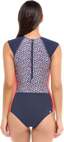 EIDON Women's Standard Everly One Piece Cap Sleeve Swimsuit in Saudi Arabia