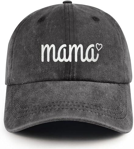 Mama Hat for Women Adjustable Cotton Baseball Cap Gifts for Mom Hats in Saudi Arabia