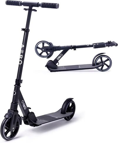 Aero Big Wheels Kick Scooter for Kids 8 Years Old, Teens 12 Years and up, Youth and Adults. Commuter Scooters with Shock Absorption, Lightweight, Foldable and Height Adjustable… in Saudi Arabia