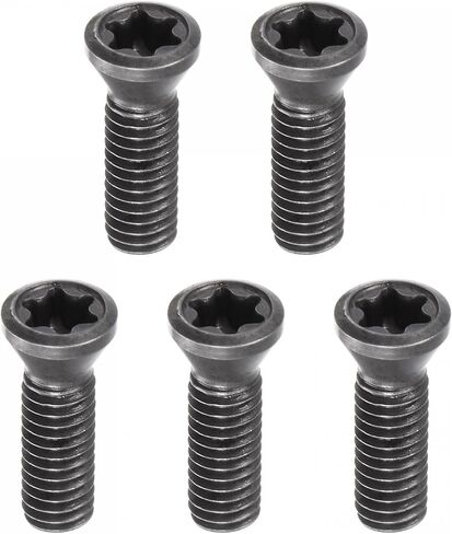 uxcell M3.5x10-D5.3 Torx Set Screws, Carbon Steel, for Replaces Carbide Insert CNC Lathe Turning Tool Holder, 5Pcs in Saudi Arabia