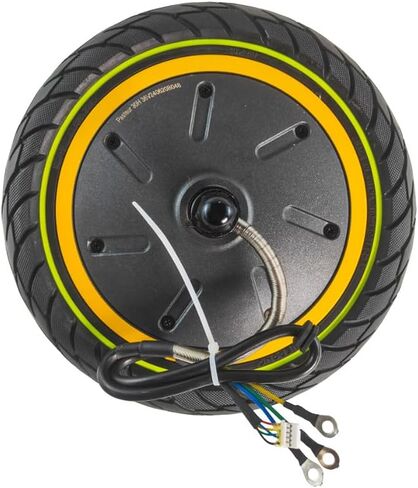 GYL 500W Drive Power Hub Motor With Solid Tire, Replacement for Ninebot Max G30LP G30P Electric Scooter Rear Wheel, 60/70-6.5 10x2.5 Inch Rubber Tire, Anti-slip, Explosion-proof Durable in Saudi Arabia