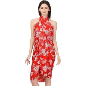 Sarong Wraps for Women Mens Beach Hawaiian Wraps Plus Size Cover up Aloha Party