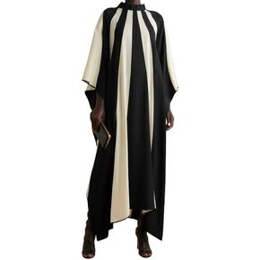 Hiyan Creation Beach Wear Soft Satin Silk Kaftan,Regular Wear Luxury Black Kaftan,Fancy Dress For Women, Occasion Wear Caftan.