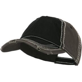 Otto Caps Vintage Washed Cotton Twill Frayed Bill Cap in Kuwait