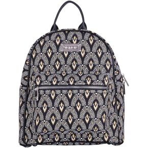 Signare Tapestry Women Backpack Rucksack Casual Daypack Design Inspired By Charles Voysey (DAPK-ALICE)