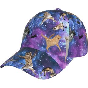 لطيف القط قبعة البيسبول Snapback قبعة القط نمط القبعات المسطحة حجم قابل للتعديل