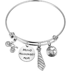 CENWA Proud Missionary Mom Bracelet Gift for a Missionary Mom Mother's Day Gift